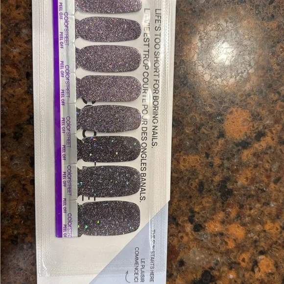 💥2/$24 or 3/$30💥 Color Street Nail Strips. Color: Icefall Spark. NWT - Picture 4 of 6
